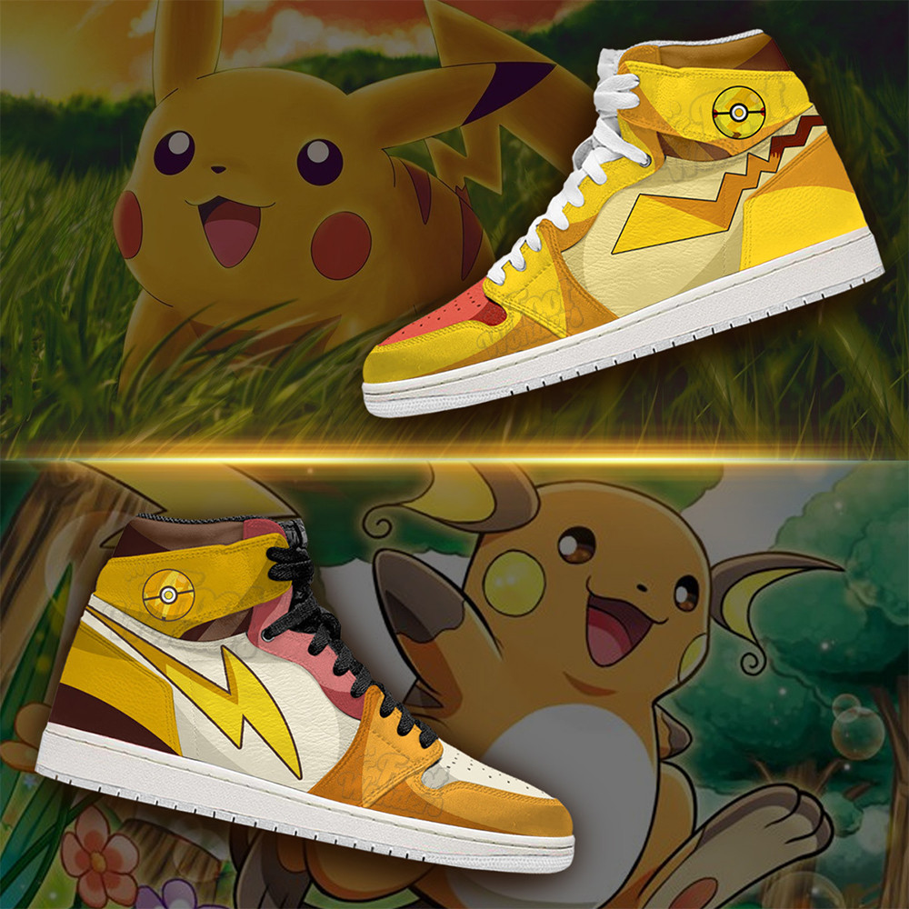 Pikachu 1 - Pokemon - AJ1 Shoes - Image 3