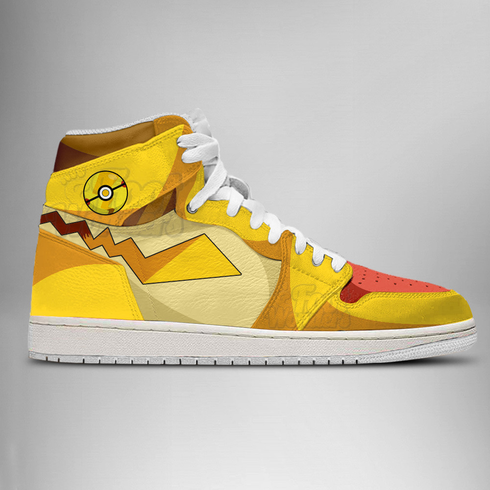 Pikachu 1 - Pokemon - AJ1 Shoes - Image 2