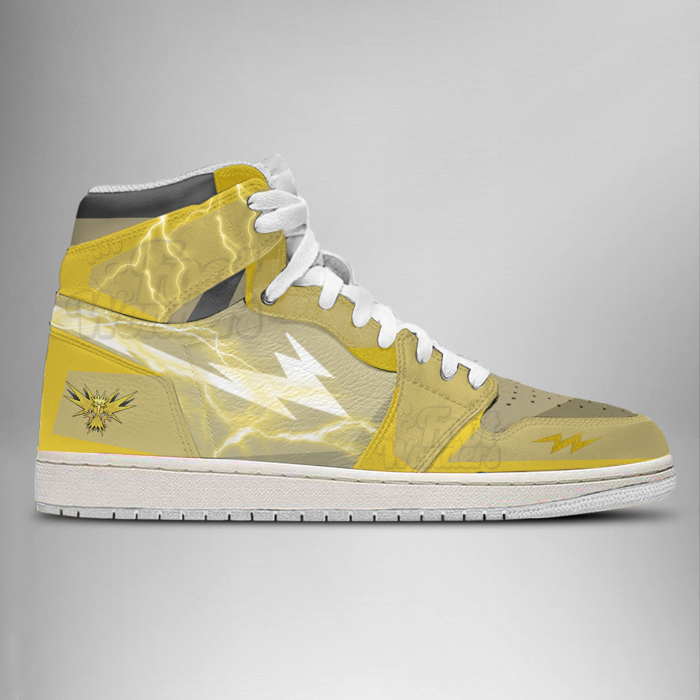 Zapdos - Pokemon - AJ1 Shoes - Image 3