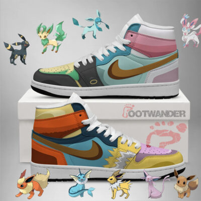 Eevee - Pokemon AJ1 Shoes