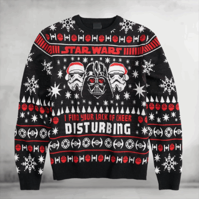 Santa Darth Vader & Stormtroopers Star Wars Ugly