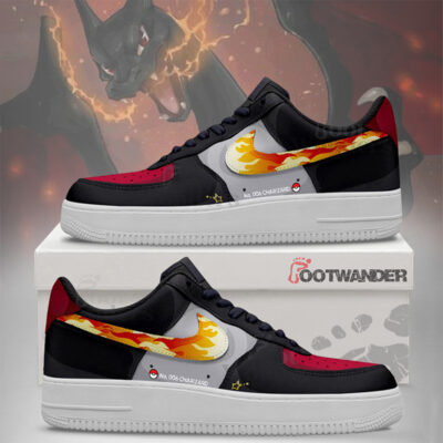 Shiny Charizard - Pokemon Shiny AF1 Embossed Logo Shoes