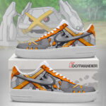 Shiny Metagross-1 - Pokemon Shiny AF1 Embossed Logo Shoes