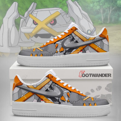 Shiny Metagross-1 - Pokemon Shiny AF1 Embossed Logo Shoes