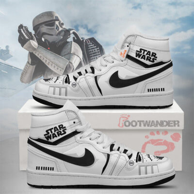 Stormtrooper - Star Wars AJ1 Shoes New