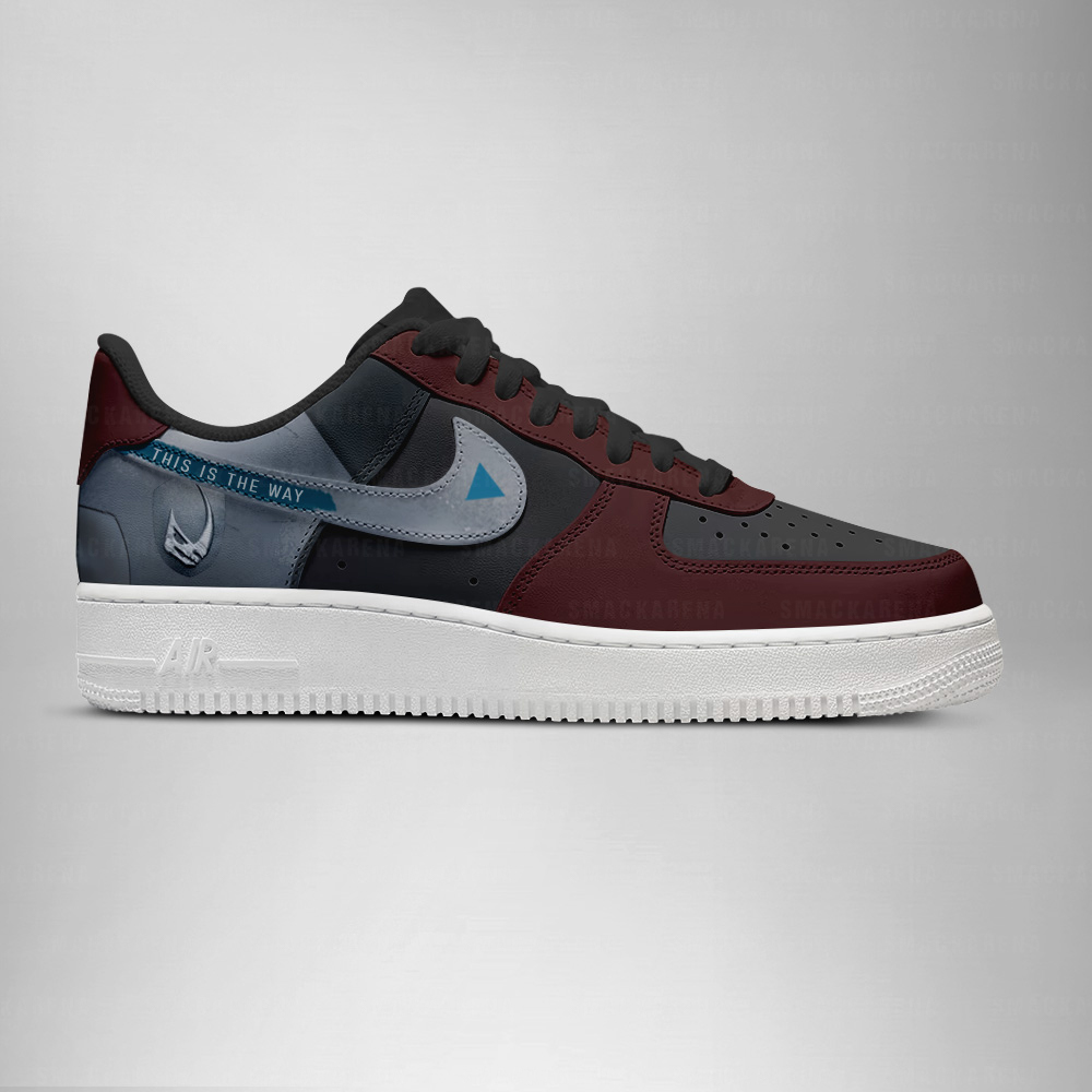 The Mandalorian - Star Wars AF1 Embossed Logo Shoes - Image 2