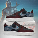 The Mandalorian - Star Wars AF1 Embossed Logo Shoes