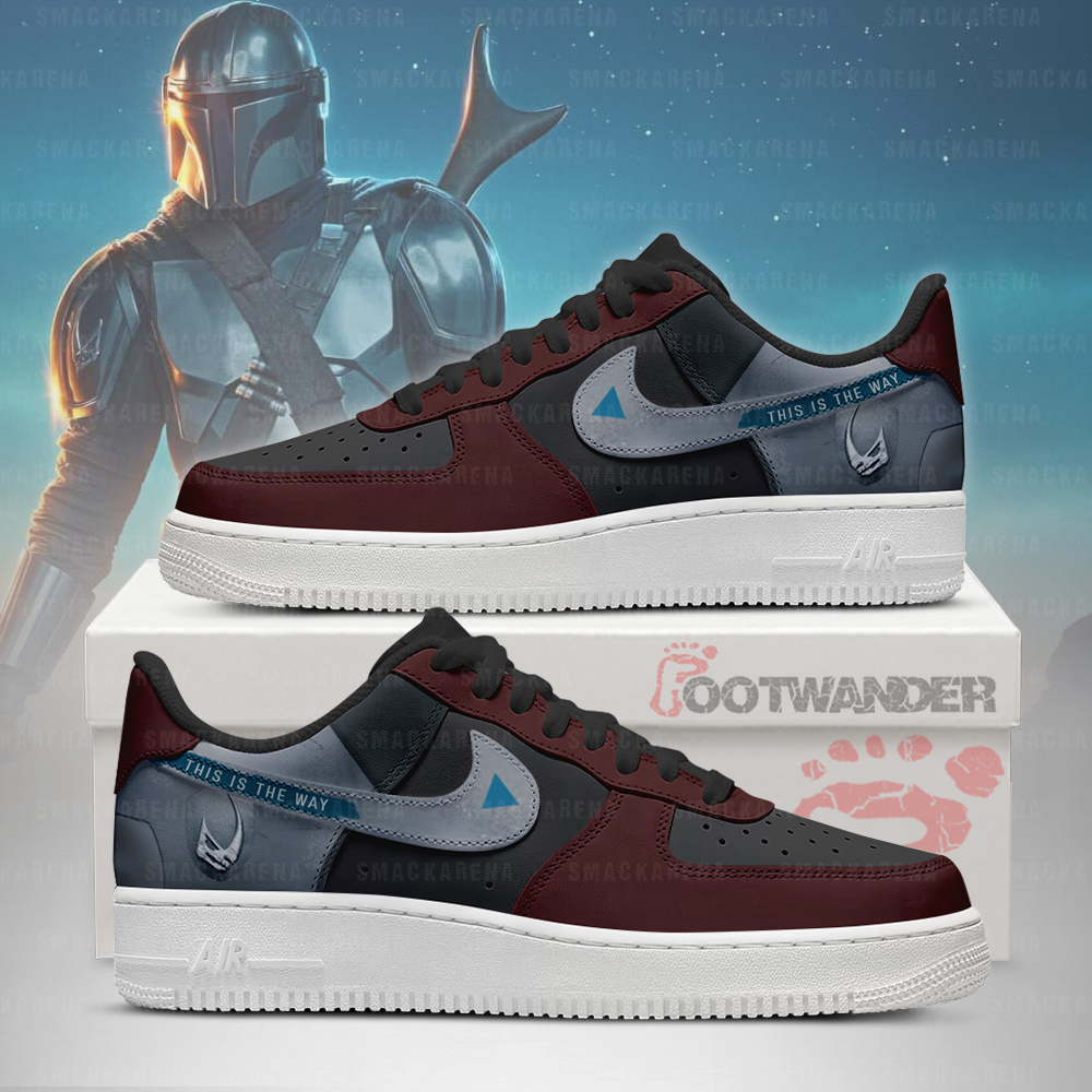 The Mandalorian - Star Wars AF1 Embossed Logo Shoes