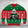 The Santalorian & Din Grogu Christmas Ugly Sweater
