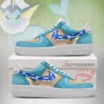 VAPOREON - Pokemon AF1 Embossed Logo Shoes