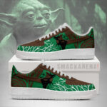 Yoda - Star Wars AF1 Embossed Logo Shoes