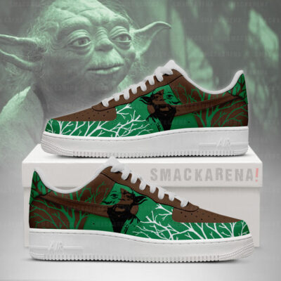 Yoda - Star Wars AF1 Embossed Logo Shoes