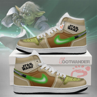 Yoda - Star Wars AJ1 Shoes New
