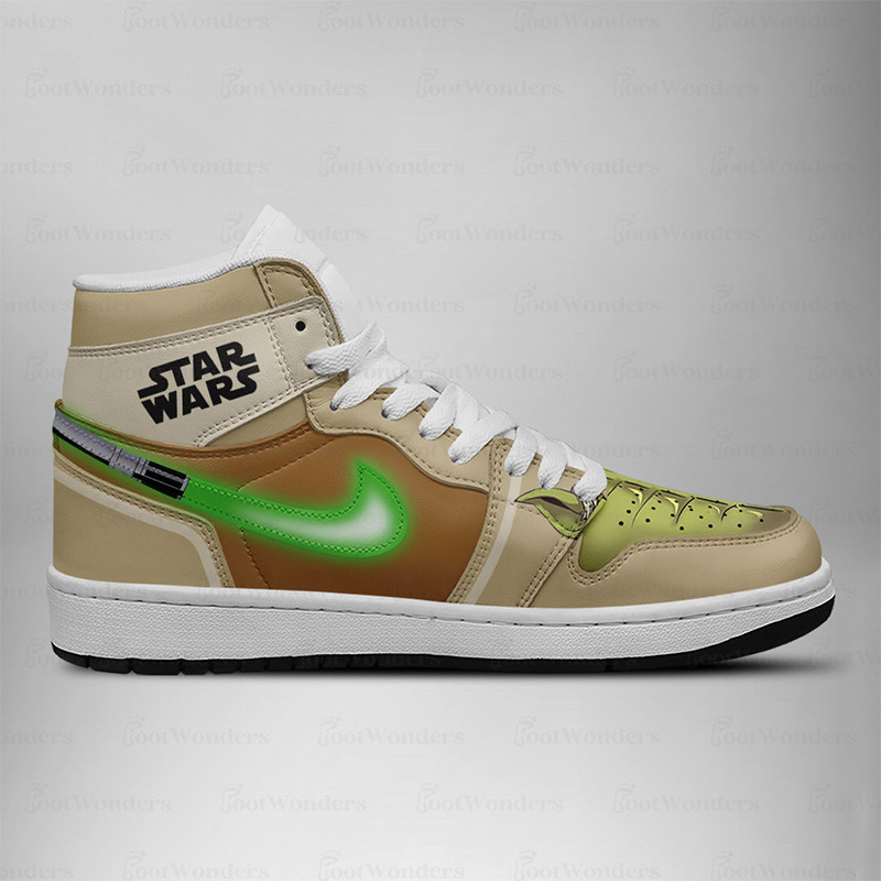 Yoda - Star Wars AJ1 Shoes New - Image 3