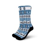 Capsule Corp Christmas Ugly Socks