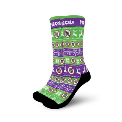 King Piccolo Symbol Christmas Ugly Socks