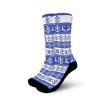 Vegeta Saiyan Royal Family Christmas Ugly Socks
