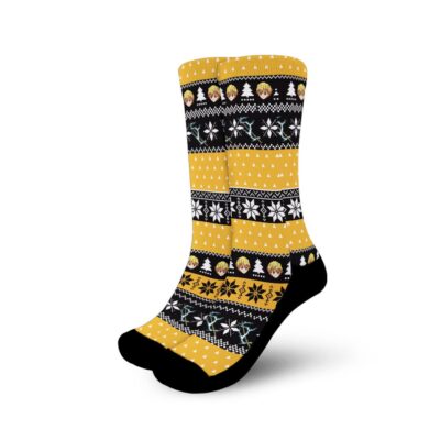 Zenitsu Christmas Ugly Socks