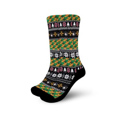Giyu Tomioka Christmas Ugly Socks