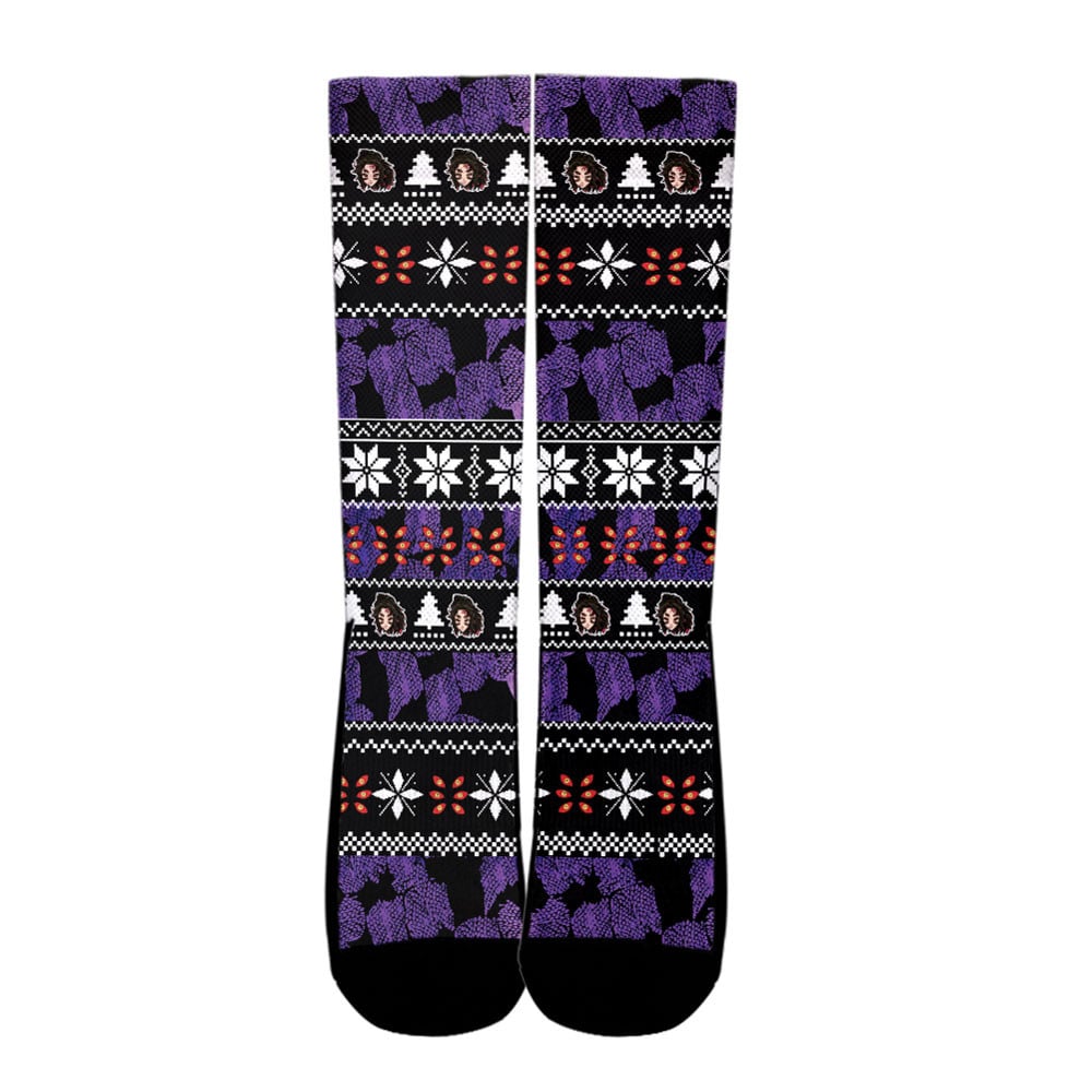 Kokushibo Christmas Ugly Socks - Image 2