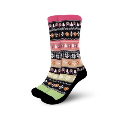 Mitsuri Kanroji Christmas Ugly Socks