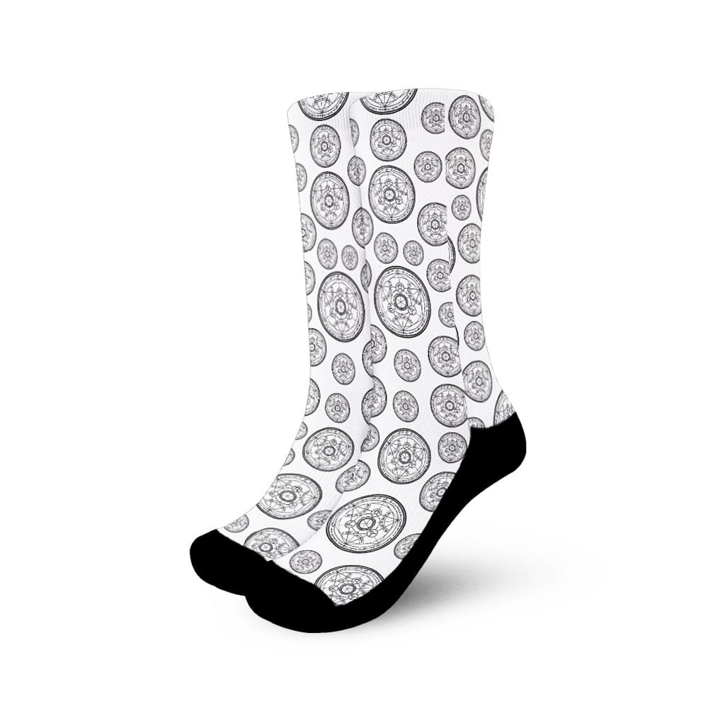 Transmutation Circle Symbols Socks NTT3107