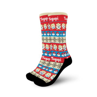 Togepi Christmas Ugly Socks8