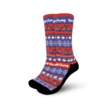 Garchomp Christmas Ugly Socks8