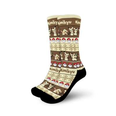 Mimikyu Christmas Ugly Socks8