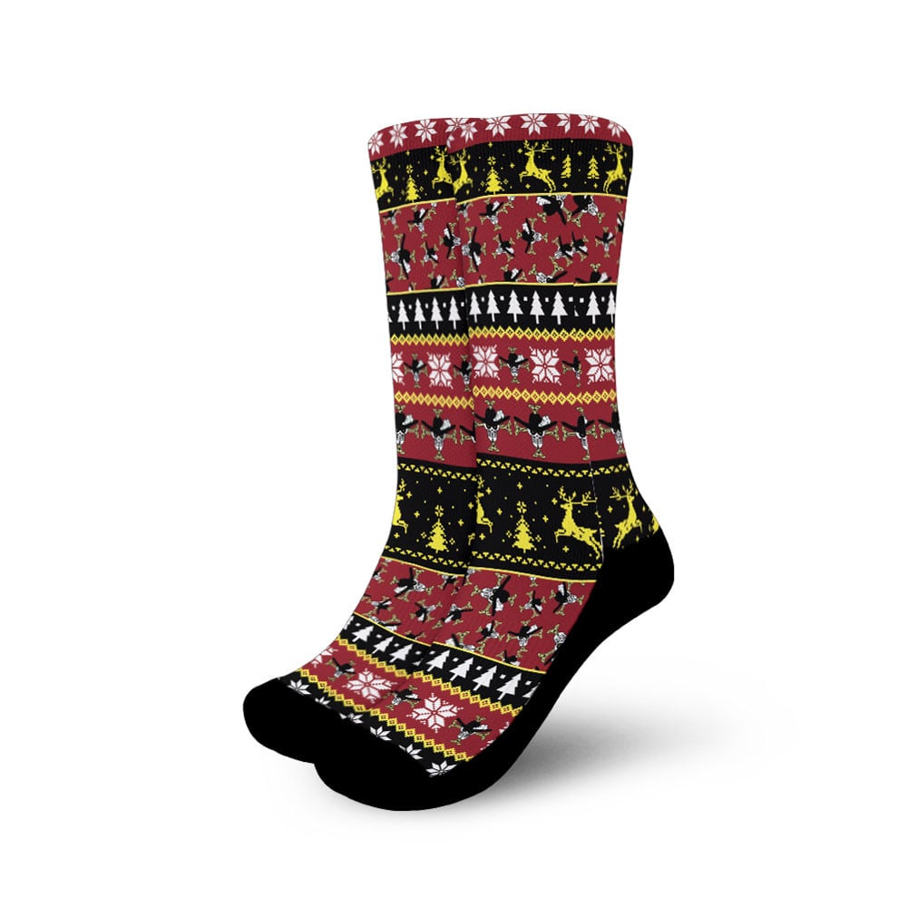 Dracule Mihawk Christmas Ugly Socks8