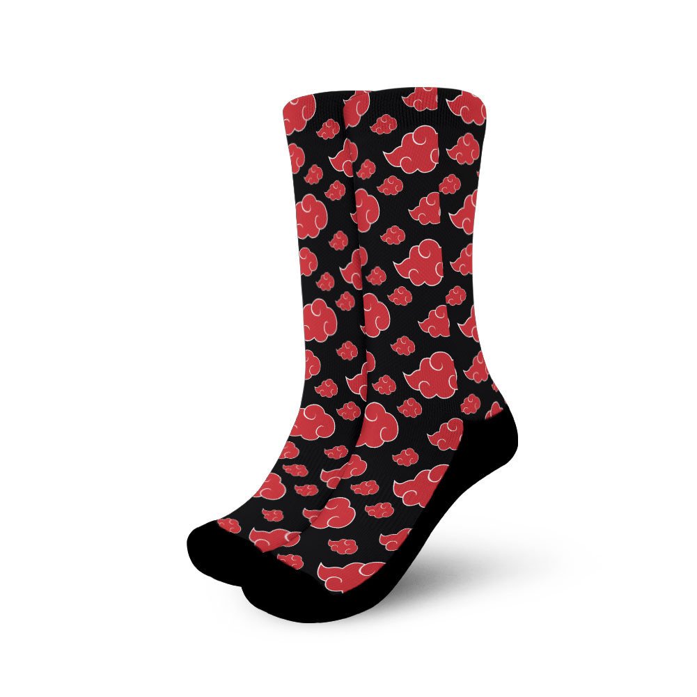 Akatsuki Socks Symbols Pattern