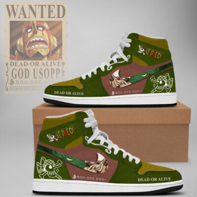 One Piece Wanted Usopp AJ1 shoes