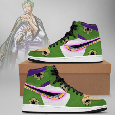 Zoro 2 - One Piece AJ1 Shoes