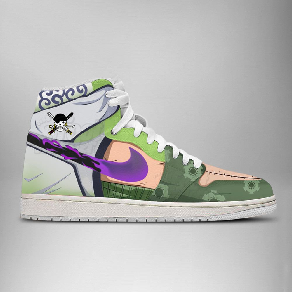 Zoro 3 - One Piece AJ1 Shoes - Image 3