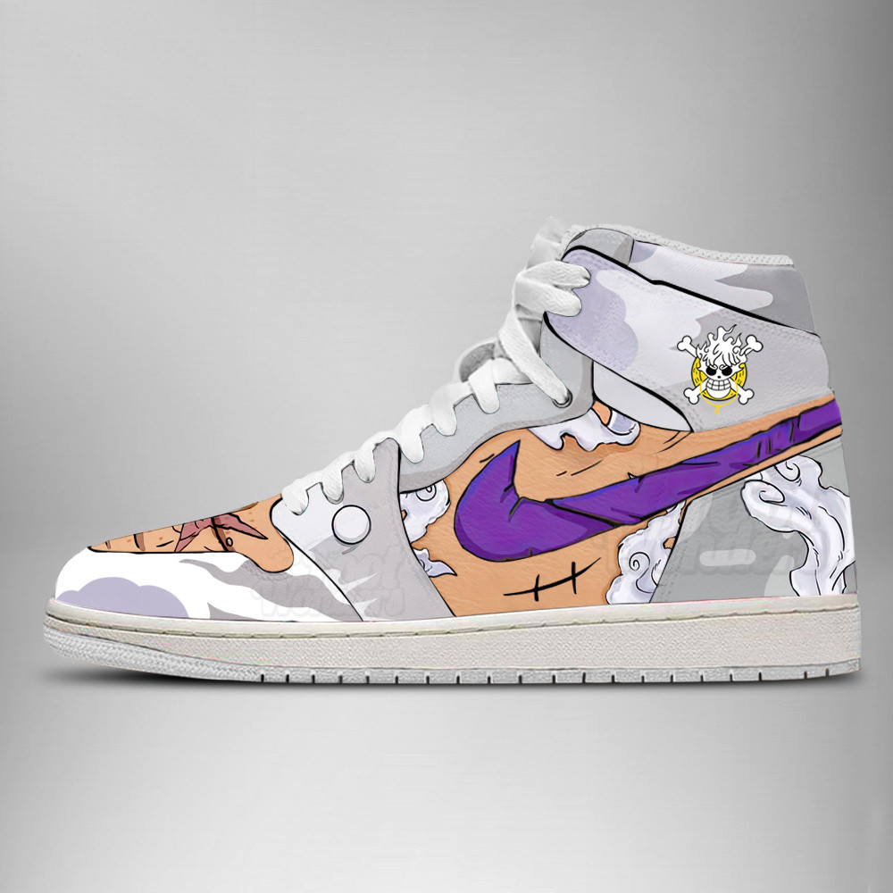 Luffy Gear 5 - One Piece AJ1 Shoes - Image 2