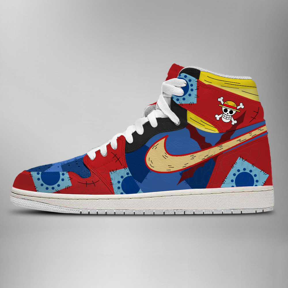 Luffy Wano - One Piece AJ1 Shoes - Image 2