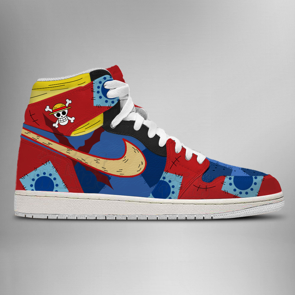 Luffy Wano - One Piece AJ1 Shoes - Image 3