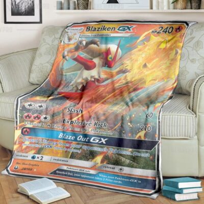 Anime Pokemon Blaziken GX Blanket And Quilt   -ETK69-5275