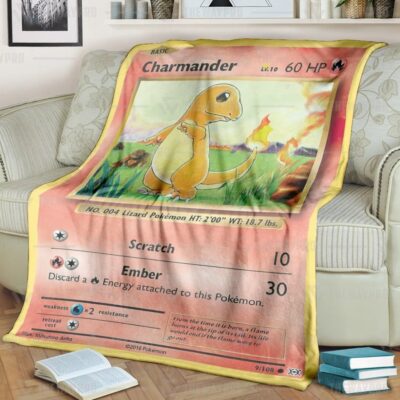 Anime Pokemon Charmander Blanket And Quilt   -RGCUE-6868