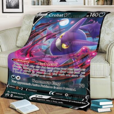 Anime Pokemon Crobat V Blanket And Quilt   -CE66C-7588