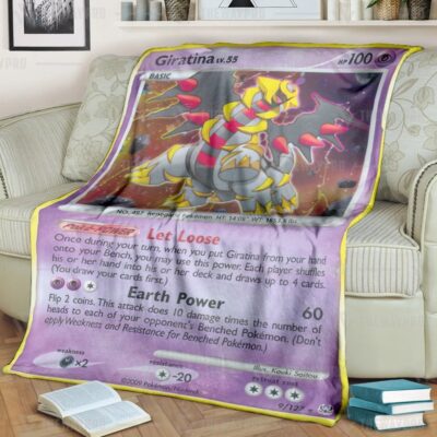 Anime Pokemon Giratina Platinum Blanket And Quilt   -VYEBN-3180