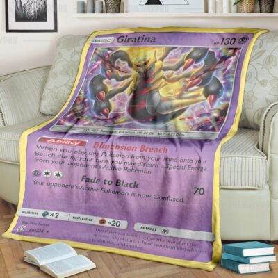 Anime Pokemon Giratina Unified Minds Blanket And Quilt   -HZYSP-7361
