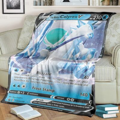 Anime Pokemon Ice Rider Calyrex V Blanket And Quilt   -UGKH7-9614