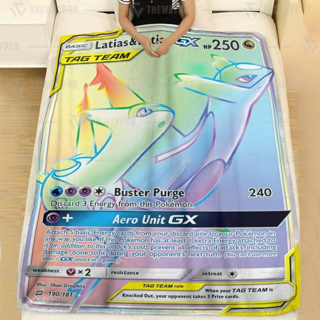Anime Pokemon Latias & Latios Blanket And Quilt -8VO3V-9330 - Image 2