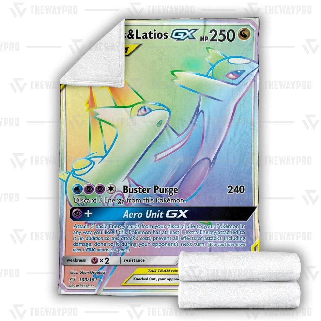 Anime Pokemon Latias & Latios Blanket And Quilt -8VO3V-9330 - Image 3
