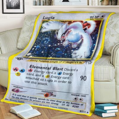 Anime Pokemon Lugia Quilts Blanket   -NSHFR-8609