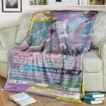Anime Pokemon Mewtwo & Mew-GX Unified Minds Blanket And Quilt   -MIU73-2962