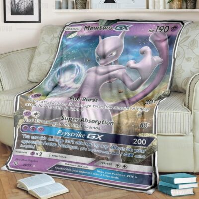 Anime Pokemon Mewtwo-GX Blanket And Quilt   -9P5YK-8591
