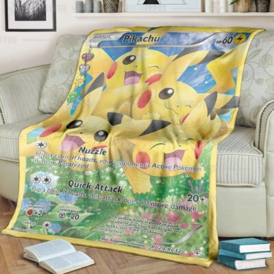 Anime Pokemon Pikachu Generations Blanket And Quilt, Rug, -GXHN4-1342