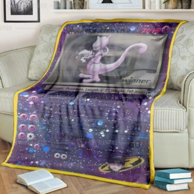 Anime Pokemon Rocket's Mewtwo Blanket And Quilt   -BMOKL-5478